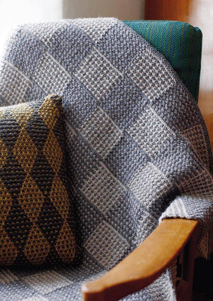 Check Mate Throw - From The Rowan at Home Book by Martin Storey - emmshaberdasheryshop