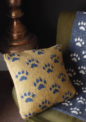 Paws for thought Cushion - From the Rowan at Home Book by Martin Storey - emmshaberdasheryshop